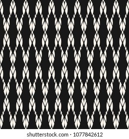 Vector rope seamless pattern. Black and white nautical texture with mesh, fishnet, weave, knitting, grid, lattice, fabric. Simple abstract geometric monochrome background. Stylish dark repeat design