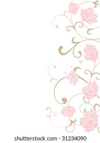 Vector Rose Background