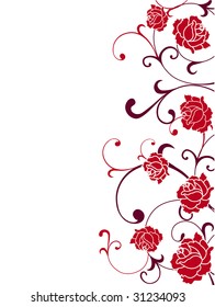 Vector Rose Background