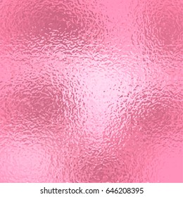 Vector rose background. Pink metallic texture. Trendy template for holiday designs, party, birthday, wedding, invitation, web, banner, card.