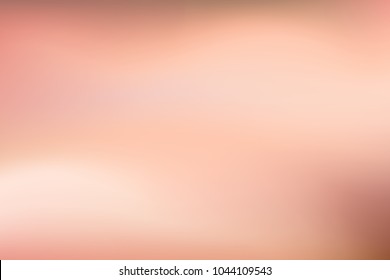 Vector Rose Gold blurred gradient style background. Abstract smooth colorful illustration, social media wallpaper
