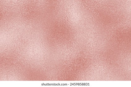 Fondo de textura de lámina de oro rosa de Vector. Abstractas gradiente brillante y brillante reflejo de luz superficie de textura áspera. Vector para fondo, fondo, Web, Fondo de pantalla, impresión y diseño de ilustraciones.