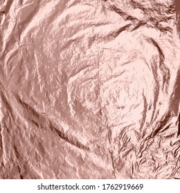 Vektorrose, goldener metallischer Hintergrund mit glänzender Textur.  Trendy Vorlage für Feiertage, Feiern, Geburtstag, Hochzeit, Einladung, Web, Bannerkarte
