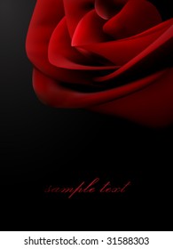 ilustración de rosa vectorial