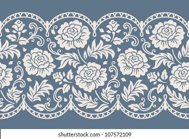 vector rose lace