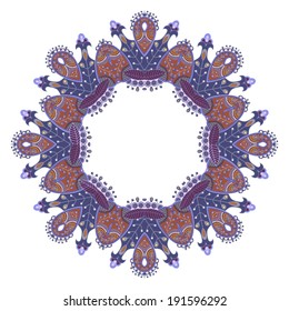 Vector rosette ornament