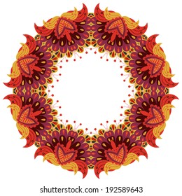 Vector rosette ornament