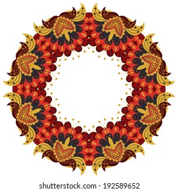 Vector rosette ornament