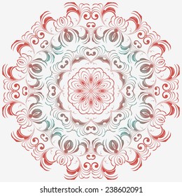 Vector  Rosettes pattern, Decorative Elements