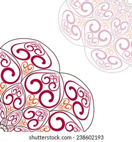 Vector  Rosettes pattern, Decorative Elements