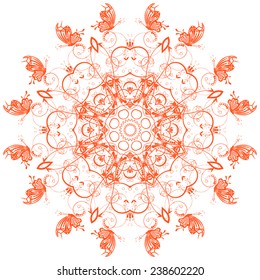 Vector  Rosettes pattern, Decorative Elements