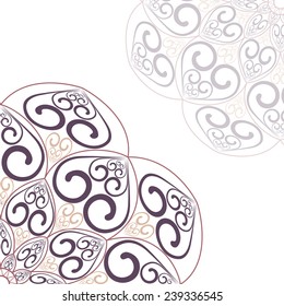 Vector  Rosettes pattern, Decorative Elements