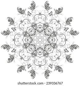Vector  Rosettes pattern, Decorative Elements