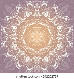 Vector Rosettes pattern, Decorative Elements