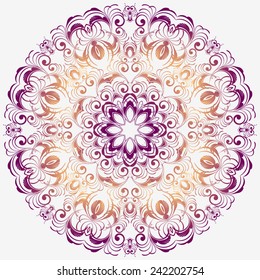 Vector Rosettes pattern, Decorative Elements