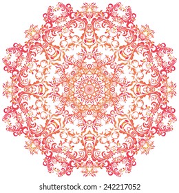 Vector Rosettes pattern, Decorative Elements