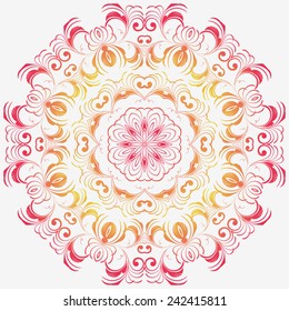 Vector  Rosettes pattern, Decorative Elements