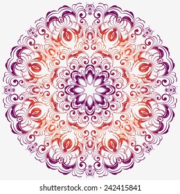 Vector  Rosettes pattern, Decorative Elements