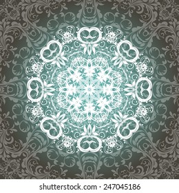 Vector Rosettes pattern, Decorative Elements