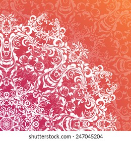 Vector Rosettes pattern, Decorative Elements