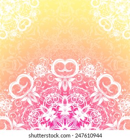 Vector Rosettes pattern, Decorative Elements