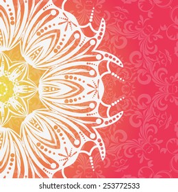 Vector Rosettes pattern, Decorative Elements