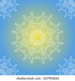 Vector Rosettes pattern, Decorative Elements
