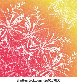 Vector Rosettes pattern, Decorative Elements 