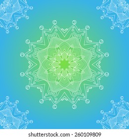 Vector Rosettes pattern, Decorative Elements 