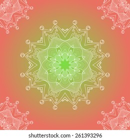 Vector Rosettes pattern, Decorative Elements