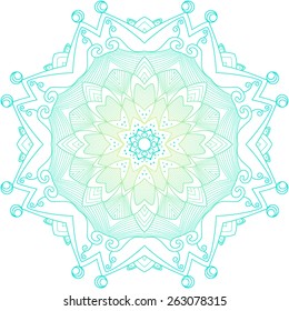 Vector Rosettes pattern, Decorative Elements