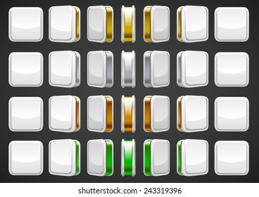 Vector rotating  Icon template