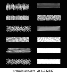 Vector Rough Brush Effect | Vector Editable Stroke for download | Paint brush Stroke Royalty free