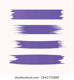 Vector Rough Brush Effect | Vector Editable Stroke for download | Paint brush Stroke Royalty free
