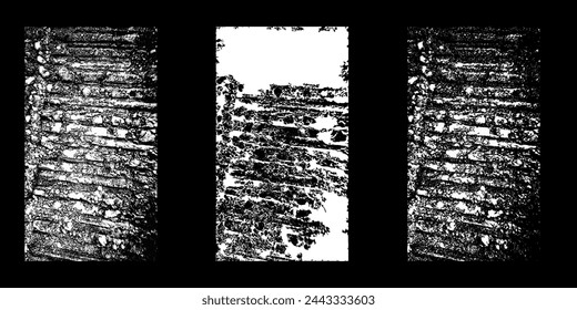 Vector rough textures and wrinkles have a vintage charm