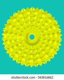 Vector round abstract circle. 