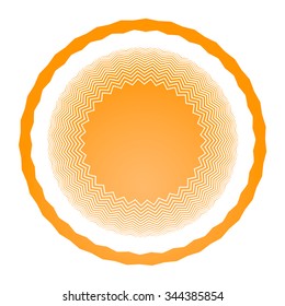Vector round abstract circle.