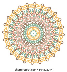 Vector round abstract circle.