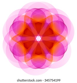 Vector round abstract circle.
