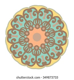 Vector round abstract circle.
