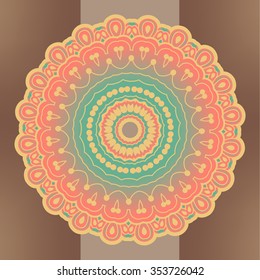 Vector round abstract circle.
