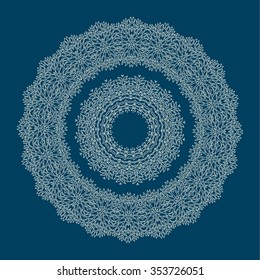 Vector round abstract circle.
