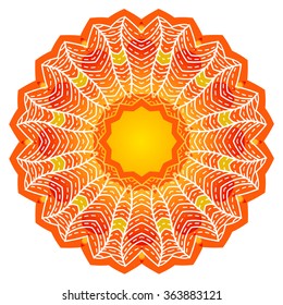 Vector round abstract circle.
