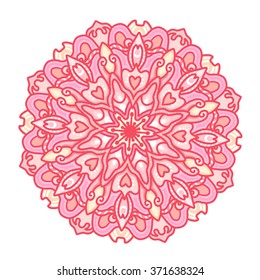 Vector round abstract circle.
