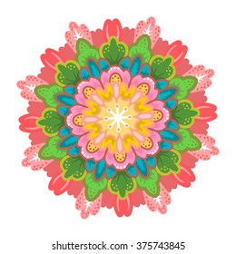 Vector round abstract circle.