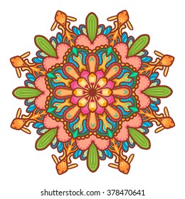 Vector round abstract circle.