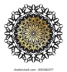 Abstrakter Vektorkreis. Luxus Mandala Stil.