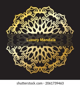 Vector round abstract circle. Luxury Mandala style. EPS 10