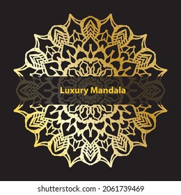 Vector round abstract circle. Luxury Mandala style. EPS 10