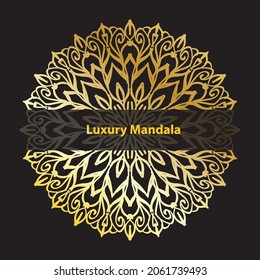 Vector round abstract circle. Luxury Mandala style. EPS 10
